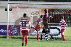 TSV Kösching - SV N Lerchenau -  Tor durch Selzner Andreas (11) Lerchenau - Torwart Kösching Bauer Lucas - Di Terlizzi Guiseppe (10) - Oblinger Martin (17) Kösching - Foto: Jürgen Meyer