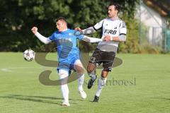 Kreisliga - TSV Etting - VfB Friedrichshofen - links Spielertrainer Arnold Tonch (TSV) rechts Silvio Smoijic