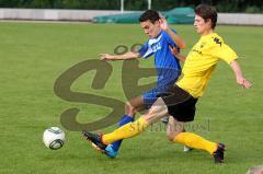 DJK Ingolstadt -ST Scheyern - Michael Anspann (blau DJK Ingolstadt) - Foto: Jürgen Meyer