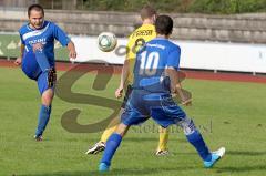 DJK Ingolstadt -ST Scheyern - Kanzanli Emre hinten (DJK Ing) Michael Anspann (10 DJK Ing) - Foto: Jürgen Meyer