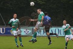 Landesliga - FC Gerolfing - TSV Ampfing 4:0 - Torsten Holm gewinnt Kopfballduell