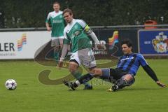 Landesliga - FC Gerolfing - TSV Ampfing 4:0 - links Steffen Schneider wird gefoult