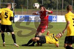 FC Wackerstein-Dünzing - Türk.SV Ingolstadt  - Güngür Emre (rot Türkisch) Pfaller Markus (gelb Wackerstein) - Foto: Jürgen Meyer