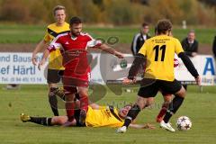 FC Wackerstein-Dünzing - Türk.SV Ingolstadt  - Martini Markus (gelb Wackerstein) Zorlu Abdullah (rot Türkisch) - Foto: Jürgen Meyer