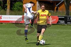 Kreisklasse - TSV Lichtenau - TV Münchsmünster - Fuchs Dennis( #8 weiss Münchsmünster) - Graswald Manuell (gelb Lichtenau) - Foto: Jürgen Meyer