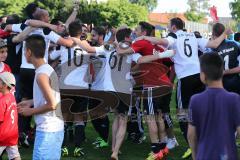 Relegation - Türkisch SV Ingolstadt - TSV Lichtenau 2:1 - Aufstieg in Kreisliga - Türkisch lässt sich feiern