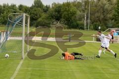 TSV Großmehring - FC Hitzhofen/Oberzell - Reichenberger Fabian mit Treffer zum 4:0 - Foto: Jürgen Meyer