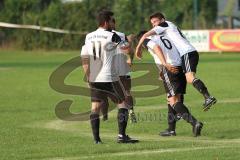 Lottocup 2014 - Türkisch SV Ingolstadt - TSV Jetzendorf 5:0 - rechts Emre Erbas Jubel zu seinem 3:0 Tor