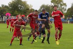 Kreisklasse 1 - TSV Großmehring - TSV Altmannstein - mitte Tobias Mayr (Großmerhing blau) köpft die Ecke ins Aus