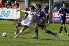 TSV Großmehring - FC Mindelstetten - Julian Sonner #4 Großmehring blau - Stefan Schoberer #6 Mindelstetten weiß - Foto: Jürgen Meyer