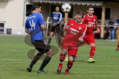 Kreisklasse - VFB Friedrichshofen - TSV Großmehring - Daum Florian (rechts rot Friedrichshofen) - Mayr Tobias (blau Großmehring) - Foto: Jürgen Meyer