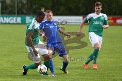 Landesliga Südost - FC Gerolfing - FC Deisenhofen - links am Ball Itua Sadadi (9 FCG)