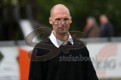 Landesliga Südost - FC Gerolfing - FC Deisenhofen - Gerolfing Trainer Michael Olah vor dem Spiel