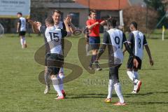 Kreisklasse 2 - SV Hundszell - FC Fatih Ingolstadt - Denis Dinulovic #15 schwarz Fatih Ingolstadt trifft zum 0:1 Führungstreffer - jubel - Foto: Jürgen Meyer