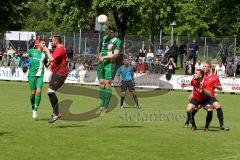 BZL - Oberbayern Nord - SV Manching - ASV Dachau - Kremer Daniel (grün Manching) beim Kopfball - Foto: Jürgen Meyer