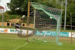 SV Manching - SV Sulzemoos - 1:0 Treffer von Kremer Daniel - Torwart Klement Franz (Sulzemoos) ohne Chance - Foto: Jürgen Meyer