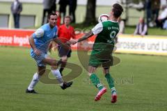 Bezirksliga - SV MAnching - SV N Lerchenau - Daniel Schachtner #9 grün Manching - Foto: Jürgen Meyer