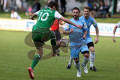 Bezirksliga - SV MAnching - SV N Lerchenau - Buchard Fabian #10 grün Manching - Foto: Jürgen Meyer