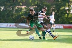 BZL Oberbayern Nord - Saison 2016/17 -  SV Manching - FC Gerolfing - Kaya Aydin Grün Manching - Genc Ugur weiss Gerolfing - Foto: Jürgen Meyer