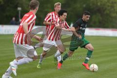 BZL Oberbayern Nord - Saison 2016/17 -  SV Manching - FC Schwabing München - Düzgün Hakan grün Manching - Foto: Jürgen Meyer