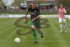 BZL Oberbayern Nord - Saison 2016/17 -  SV Manching - FC Schwabing München - Florian Ihring grün Manching - Foto: Jürgen Meyer