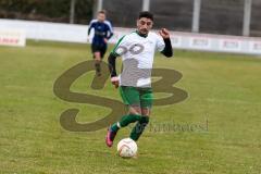 BZL Oberbayern Nord - Saison 2016/17 -  SV Manching - FC Moosburg - Hakan Düzgün grün Manching - Foto: Jürgen Meyer