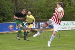 BZL Oberbayern Nord - Saison 2016/17 -  SV Manching - FC Schwabing München - Florian Ihring grün Manching - Foto: Jürgen Meyer