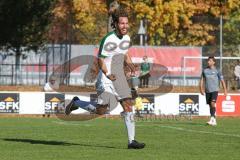 BZL Oberbayern Nord - SV Manching - SC Grüne H. Ismaning - Nico Ziegler freut sich über den 1:1 Ausgleichstreffer durch Marco Witasek - Foto: Jürgen Meyer