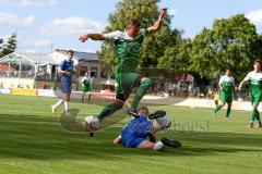 Landesliga 2015/16 - SV Manching - ASV Dachau - Bernd Geiß #7 grün Manching - Foto: Jürgen Meyer