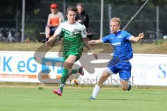 Landesliga 2015/16 - SV Manching - ASV Dachau - Daniel Schachtner #9 grün Manching - Foto: Jürgen Meyer