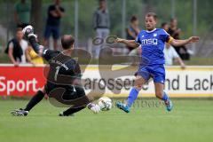 Landesliga 2015/16 - SV Manching - FC Ismaning - Thomas Geisler Torwart Manching - Foto: Jürgen Meyer