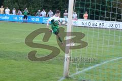 Landesliga 2015/16 - SV Manching - TSV Eching - Daniel Schachtner #9 grün Manching schießt den 2:1 Führungstreffer  - Foto: Jürgen Meyer