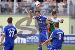 Landesliga 2015/16 - SV Manching - FC Ismaning - Daniel Schachtner grün Manching - Foto: Jürgen Meyer