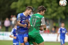 Landesliga 2015/16 - SV Manching - FC Ismaning - Ferdinand Heissler grün Manching - Foto: Jürgen Meyer