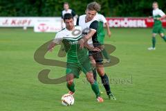 Landesliga 2015/16 - SV Manching - TSV Eching - Benjamin Anikin #15 grün Manching - Foto: Jürgen Meyer