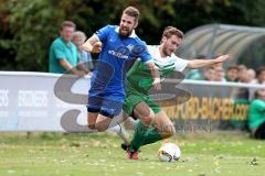 Landesliga 2015/16 - SV Manching - ASV Dachau - Ferdinand Heissler #11 grün Manching - Foto: Jürgen Meyer