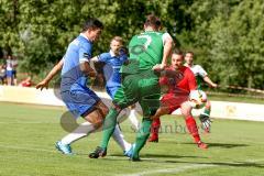 Landesliga 2015/16 - SV Manching - ASV Dachau - Bernd Geiß #7 grün Manching - Foto: Jürgen Meyer