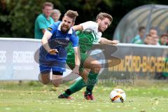 Landesliga 2015/16 - SV Manching - ASV Dachau - Ferdinand Heissler #11 grün Manching - Foto: Jürgen Meyer