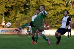 Landesliga 2015/16 - SV Manching - TSV Eching - Daniel Schachtner #9 grün Manching - Foto: Jürgen Meyer