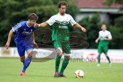 Landesliga 2015/16 - SV Manching - FC Ismaning - Nico Ziegler grün Manching - Foto: Jürgen Meyer