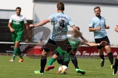 Landesliga 2015/16 - SV Manching - TSV Velden - Maximilian Gruber grün Manching - Kilian Heller blau Velden - Foto: Jürgen Meyer