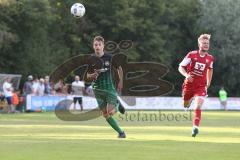 Landesliga Südost - SV Manching - VFB Hallbergmoos -  Belousow Michael schwarz Manching - Foto: Jürgen Meyer