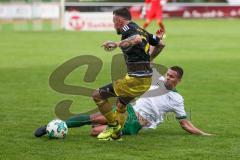 Landesliga Südost - SV Manching - TSV Moosach - Stefan Schauer grün Manching - Thomas De Prato schwarz Moosach - Foto: Jürgen Meyer