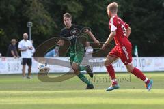 Landesliga Südost - SV Manching - VFB Hallbergmoos -  Belousow Michael schwarz Manching - Foto: Jürgen Meyer