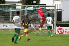 Landesliga Südost - SV Manching - TSV Moosach - Thomas Obermeier Torwart Manching - Foto: Jürgen Meyer