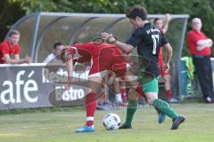 Landesliga Südost - SV Manching - VFB Hallbergmoos -  Weller Harry #11 Manching - Foto: Jürgen Meyer