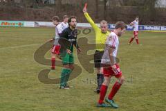 Landesliga Südost - SV Manching - TUS 1860 Pfarrkirchen - Nico Ziegler #3 foult Stefan Loher weiss Pfaffkirchen und bekommt die rote Karte - Foto: Jürgen Meyer