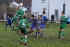 SV Manching (U15) - TSV Oberhaunstadt- Thomas Schwarzmeier (grün Manching) - Foto: Jürgen Meyer