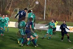 Kreisklasse - SV Manching II - TSV Jetzendorf -Fuchs Patrick #4 blau Manching - Flick Konstantin #4 grün Jetzendorf -  Foto: Jürgen Meyer