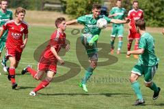 Bezirksliga - TSV Baar/Ebenhausen - TSV Jetzendorf - Martin Schröder grün Jetzendorf - Nico Kreitmayr rot Baar/Ebenhausen - Foto: Jürgen Meyer